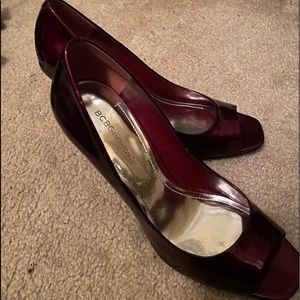 BCBG Ruby Red shoes